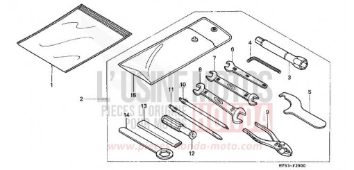OUTILS CB500R de 1994